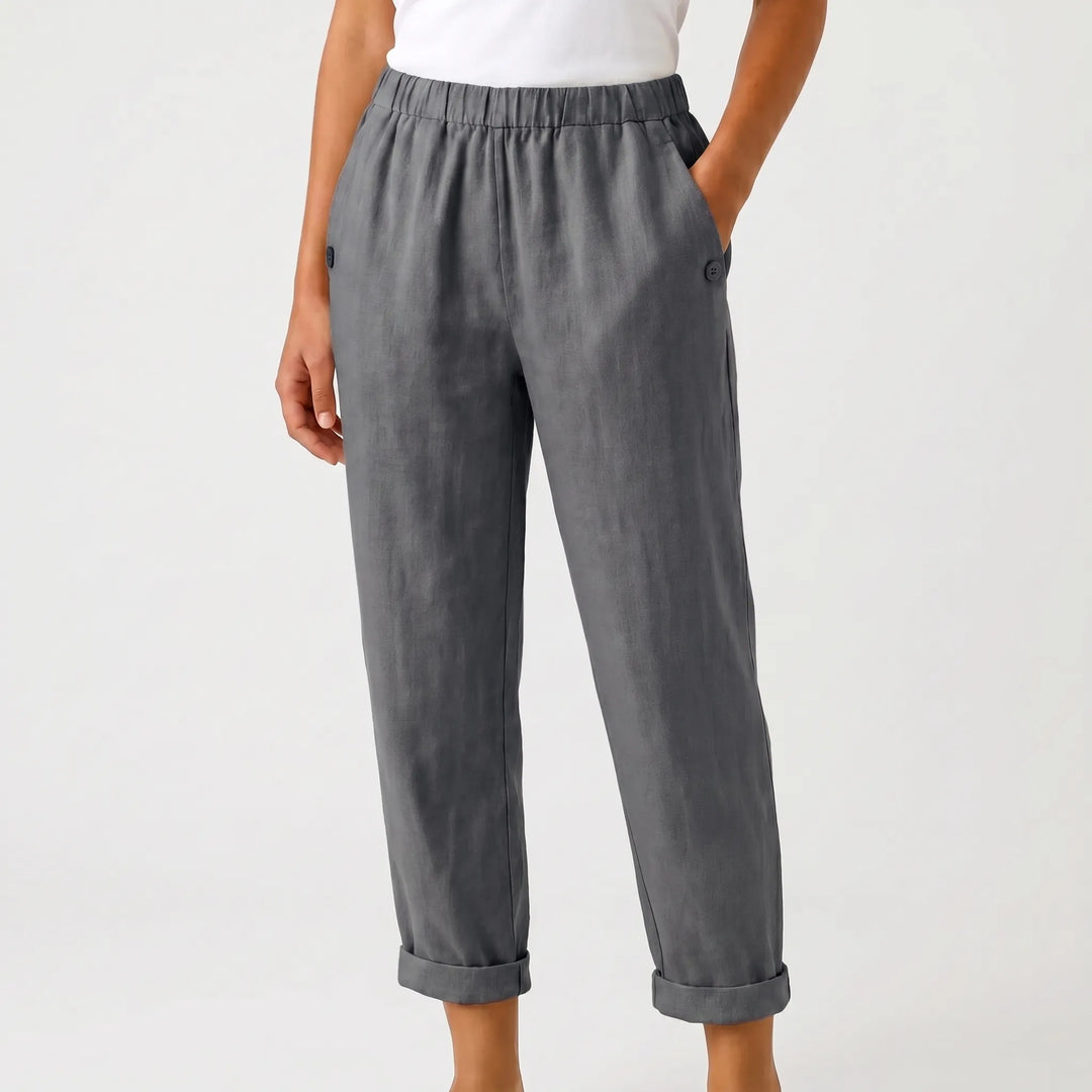 Vellara - Relaxed Straight-Leg Trousers