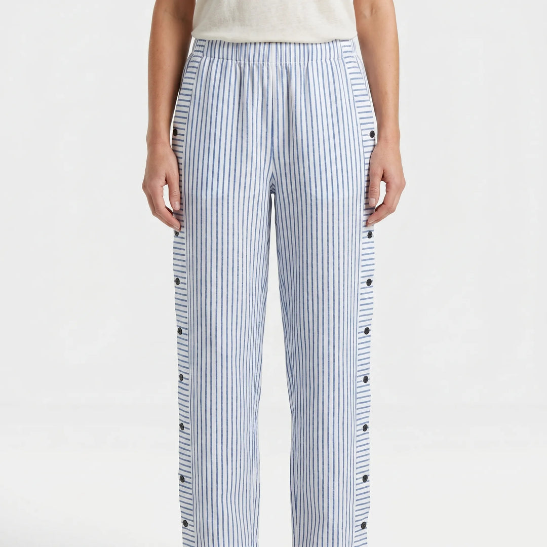 Vellora - Striped Relaxed Fit Trousers