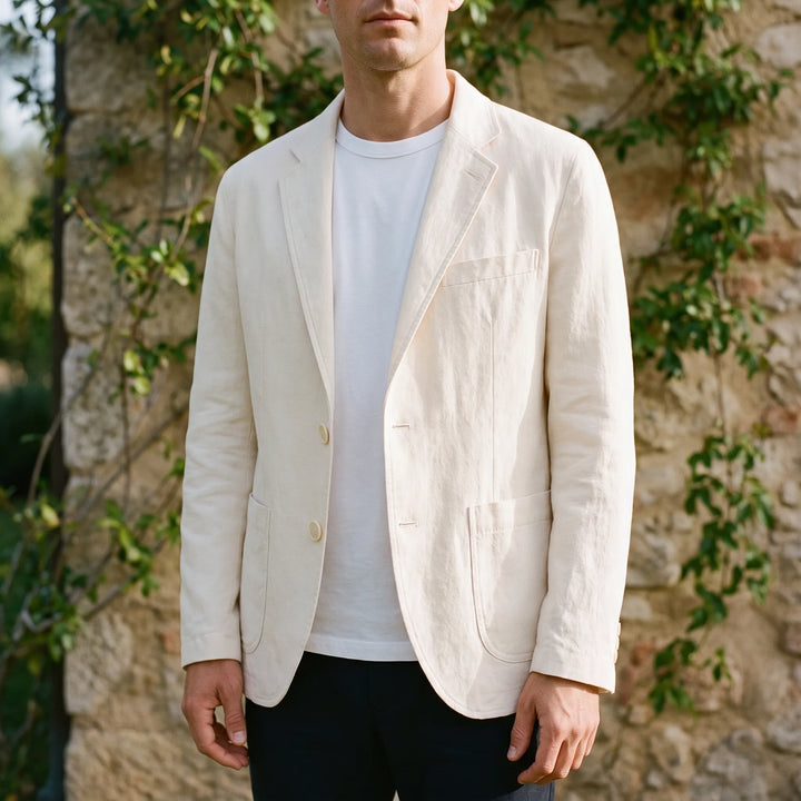 Veltro Mens Casual Dress Blazer With Notch Lapels
