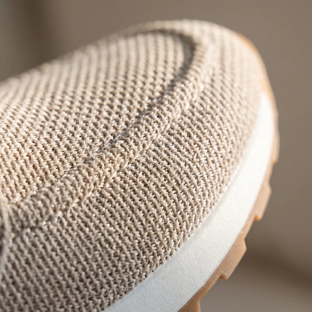 Velvura - Cushioned Slip-On Loafer With Gold Trim