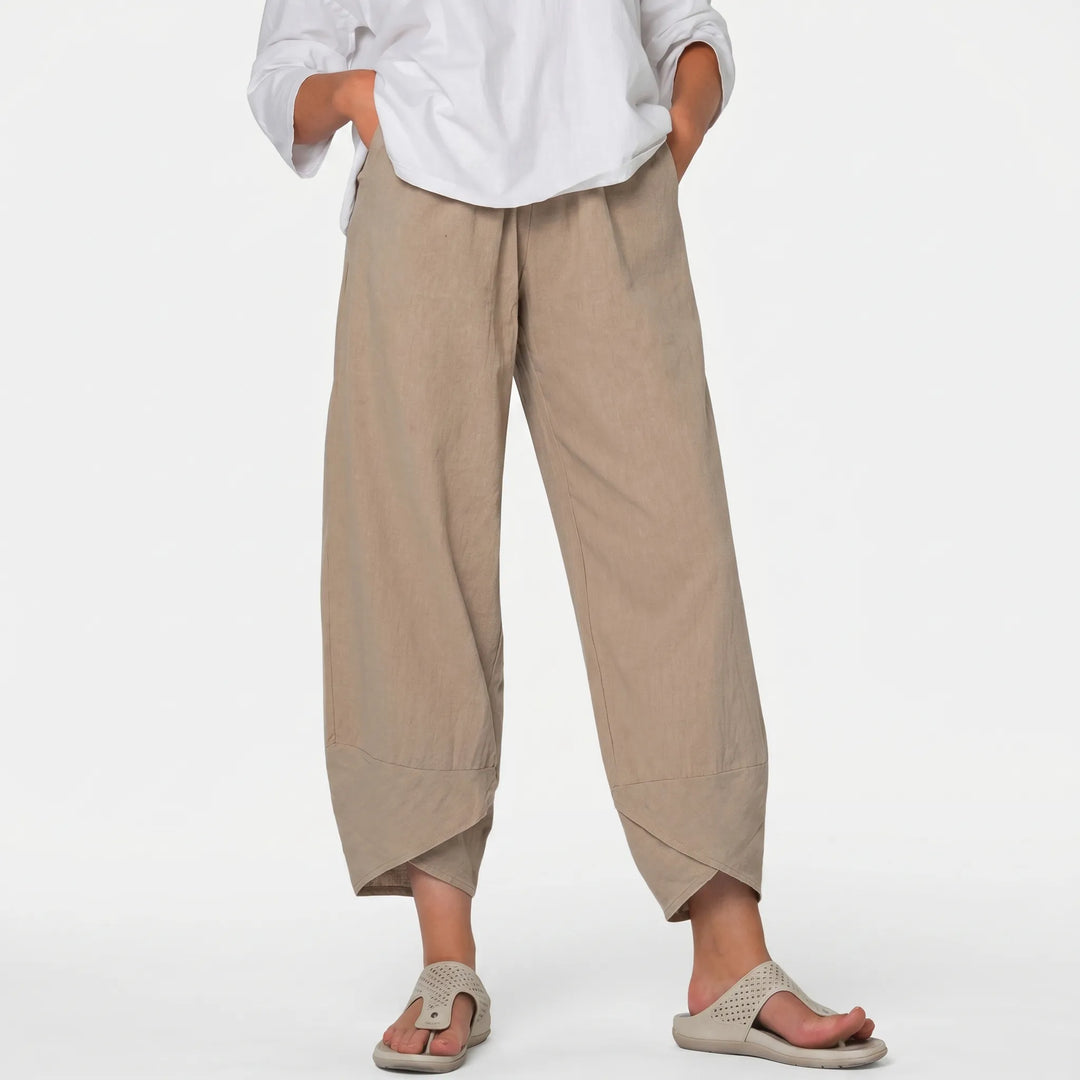 Ventalo - Cropped Wide-Leg Trousers