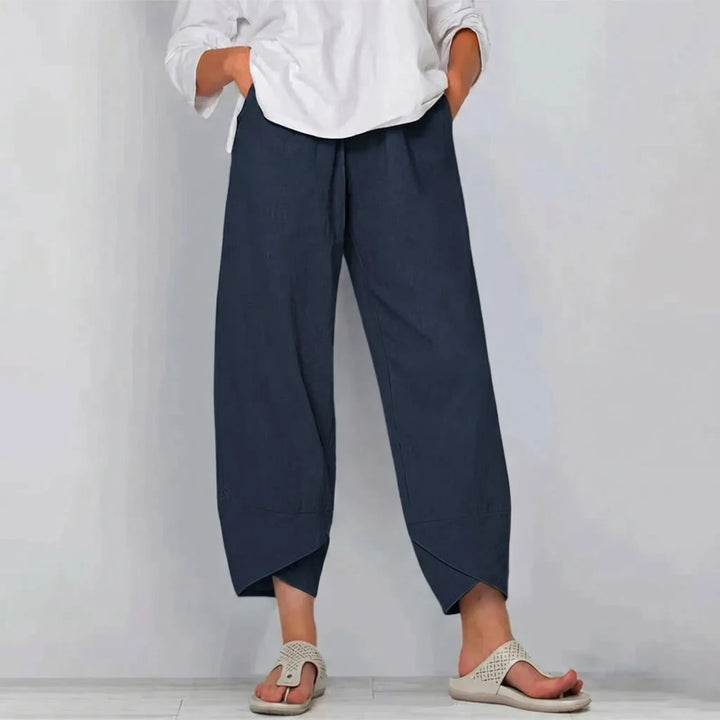 Ventalo - Cropped Wide-Leg Trousers
