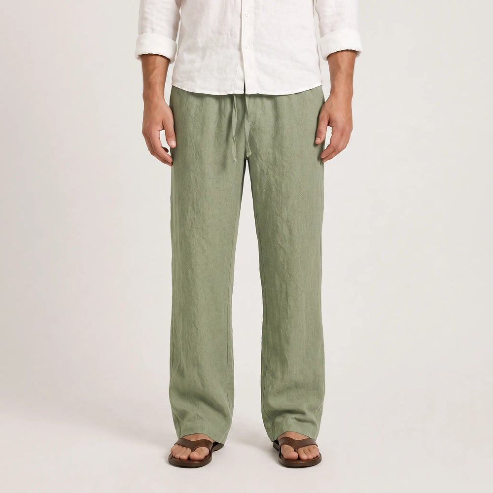 Ventara - Relaxed Straight-Leg Summer Trousers