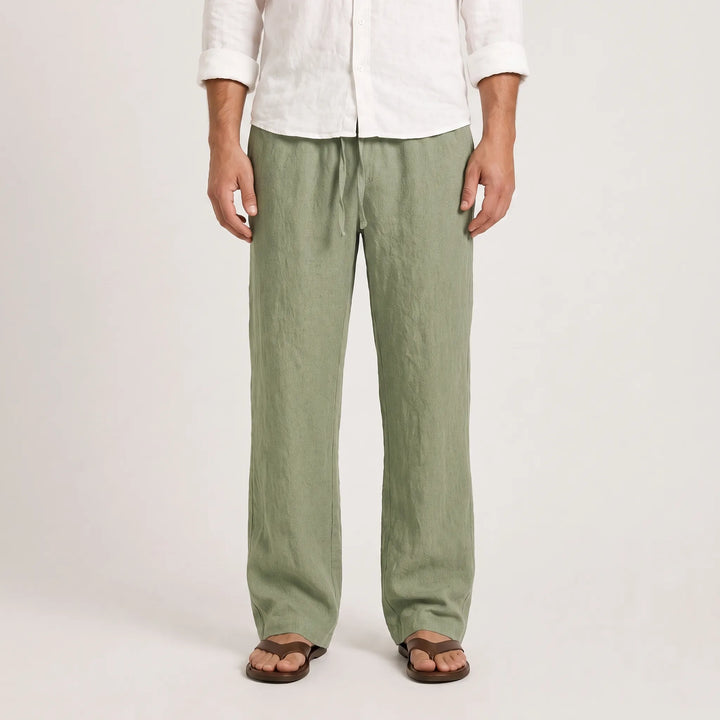 Ventara - Relaxed Straight-Leg Summer Trousers