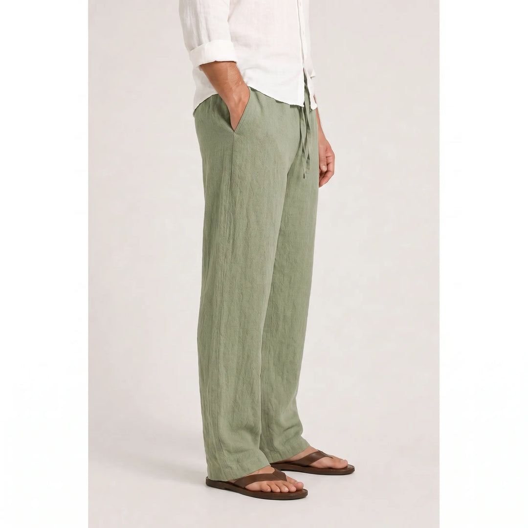 Ventara - Relaxed Straight-Leg Summer Trousers
