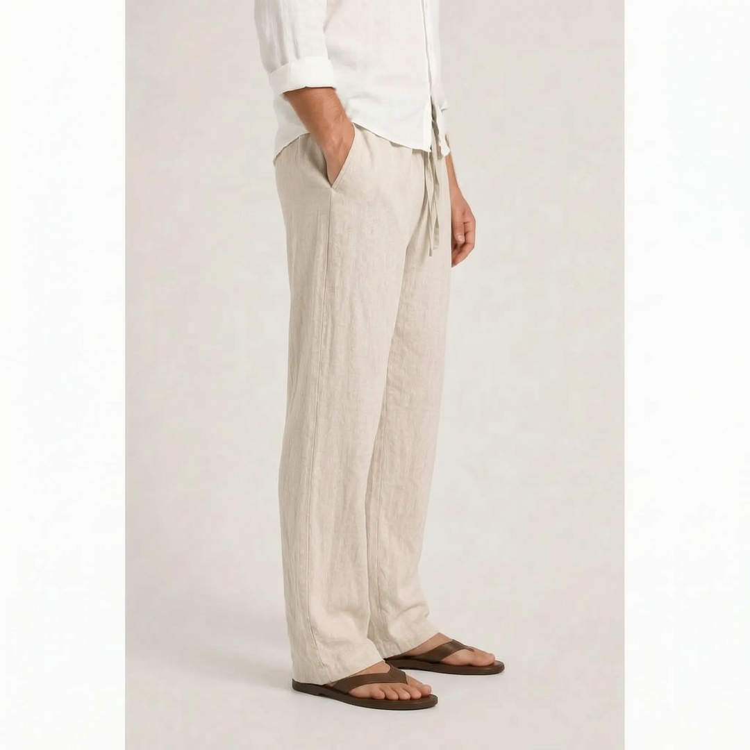 Ventara - Relaxed Straight-Leg Summer Trousers