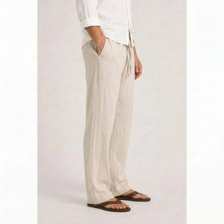 Ventara - Relaxed Straight-Leg Summer Trousers