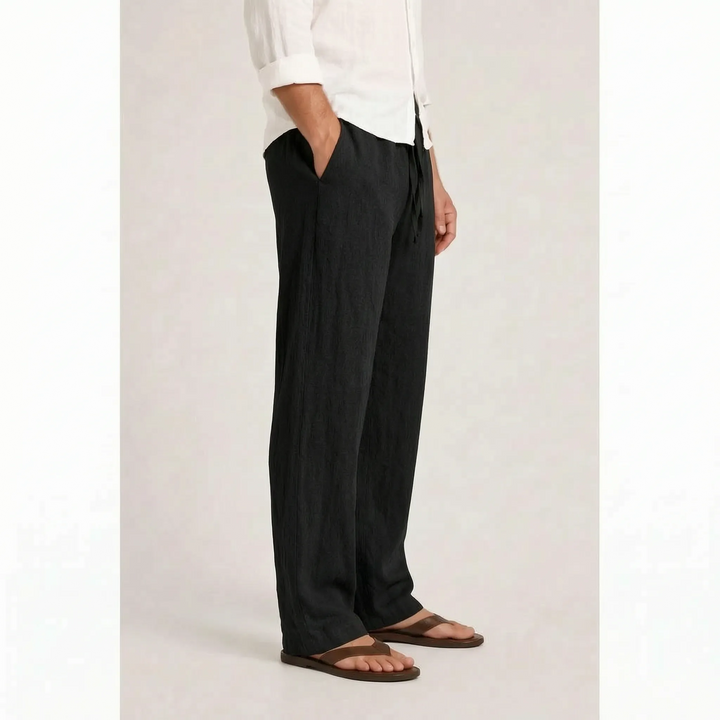 Ventara - Relaxed Straight-Leg Summer Trousers