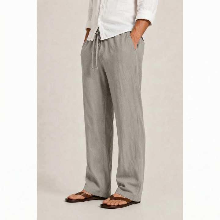 Ventara - Relaxed Straight-Leg Summer Trousers