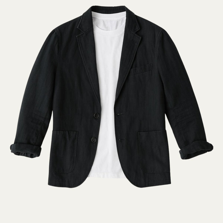 Ventira Mens Summer Blazer - Lightweight Tailoring And Notch Lapels