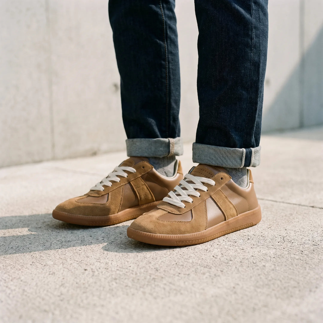Vextor - Casual Panelled Low Top Mens Trainers
