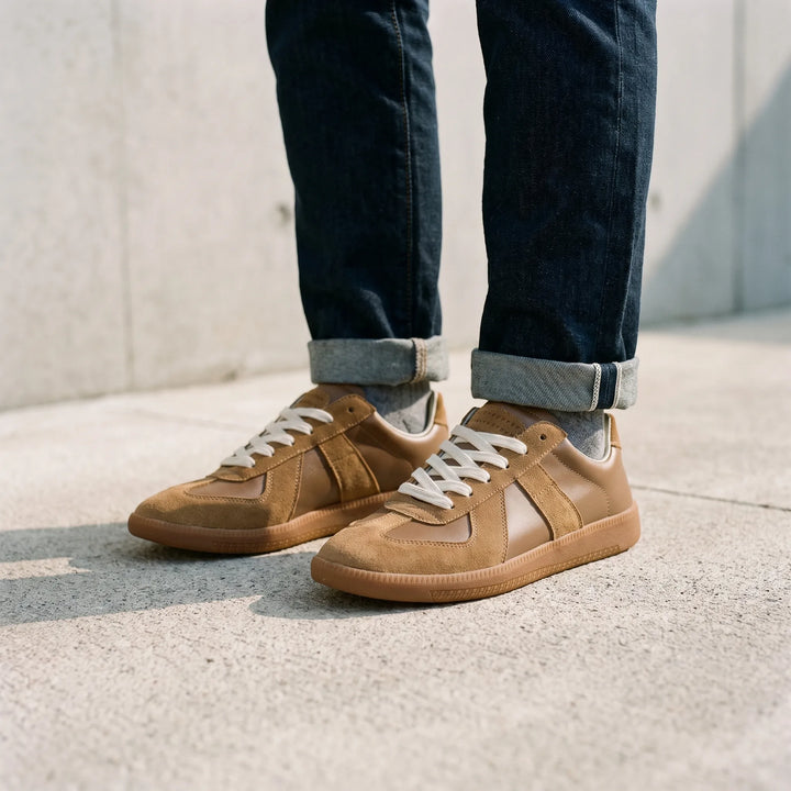 Vextor - Casual Panelled Low Top Mens Trainers