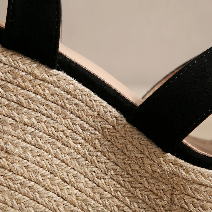 Wedgella - Classic Wedge Ankle Strap Sandal