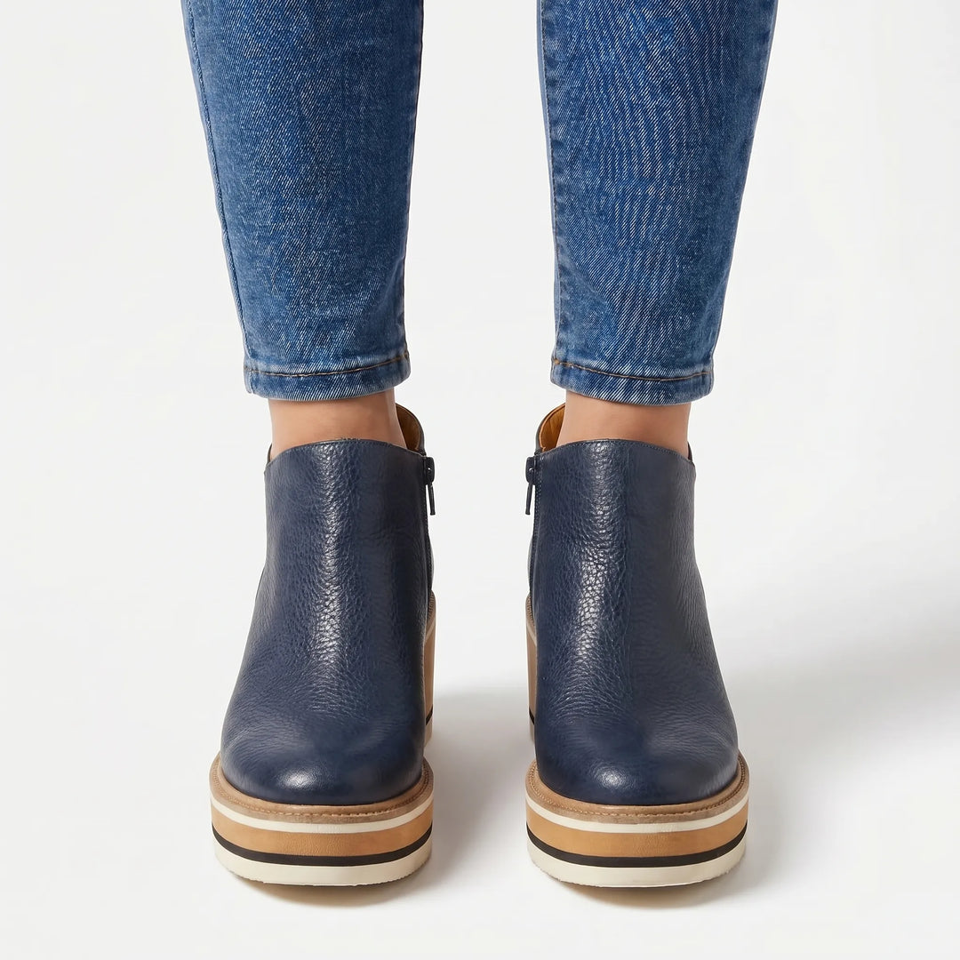 Wedgely - Platform Wedge Ankle Boots