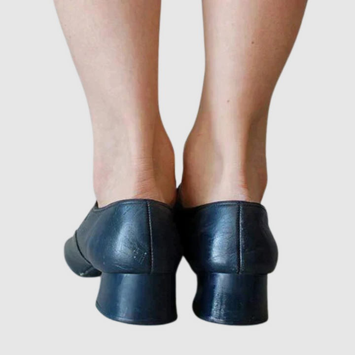 Women’s Heels Shoes with Cushioned Insole and Elastic Side Panels