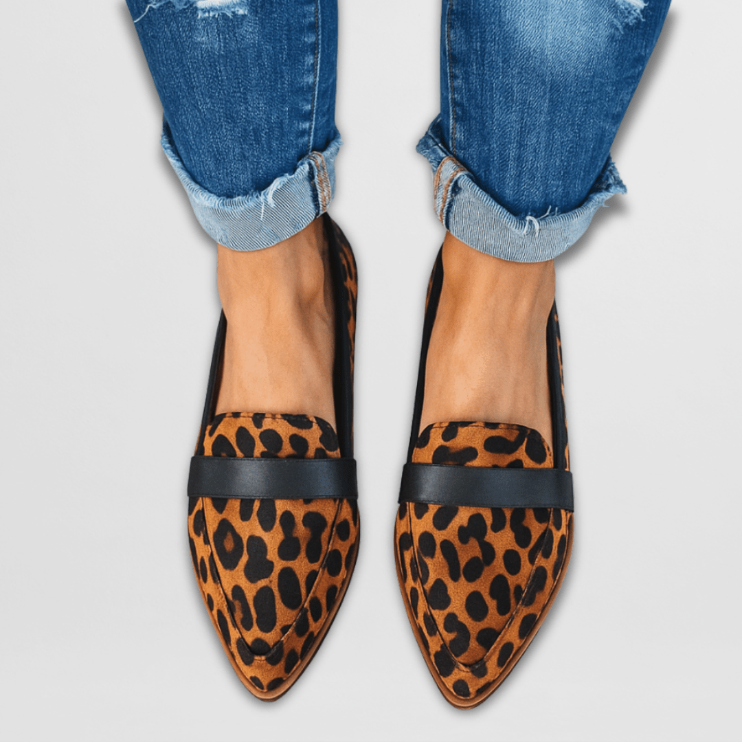 Women’s Loafers with Suede and Cushioned Insole