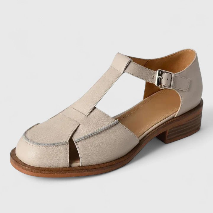 Women’s Mary Jane Sandals with Adjustable Strap and Cushioned Insole
