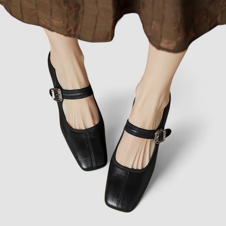 Women’s Mary Jane Shoes with Strap Design