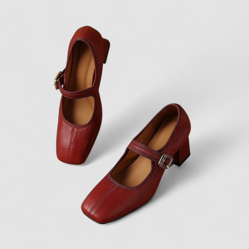 Women’s Mary Jane Shoes with Strap Design
