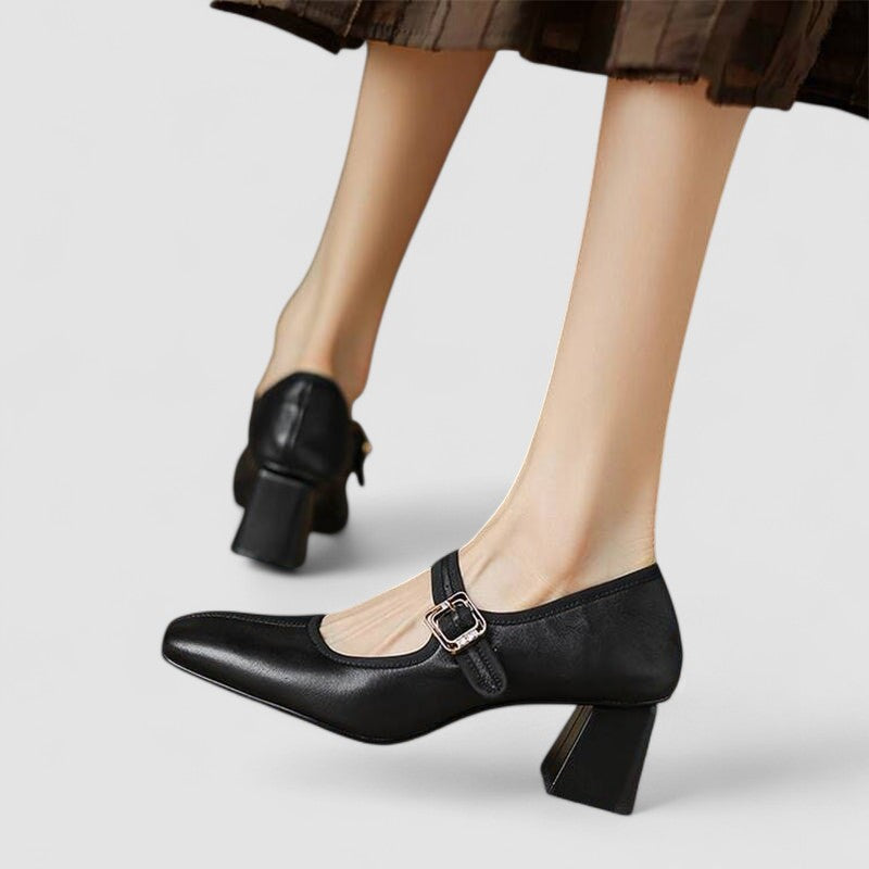Women’s Mary Jane Shoes with Strap Design