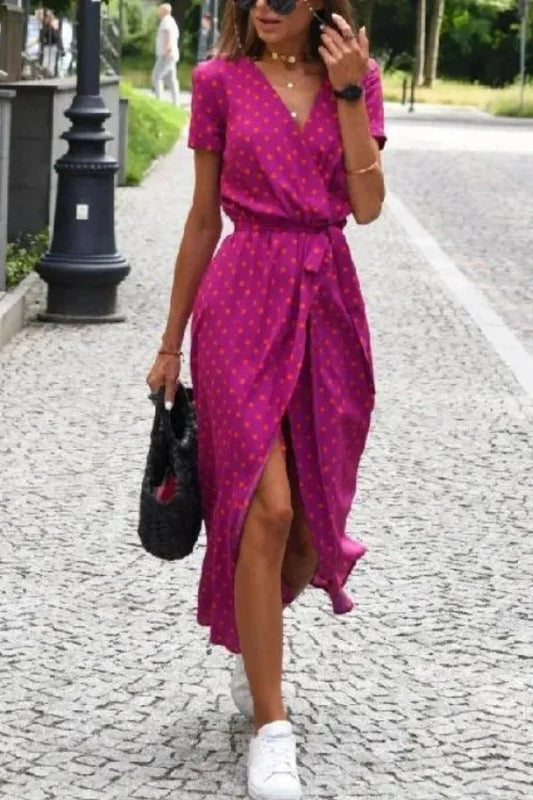 Women’s Midi Dress with Flattering Silhouette and Versatile Design