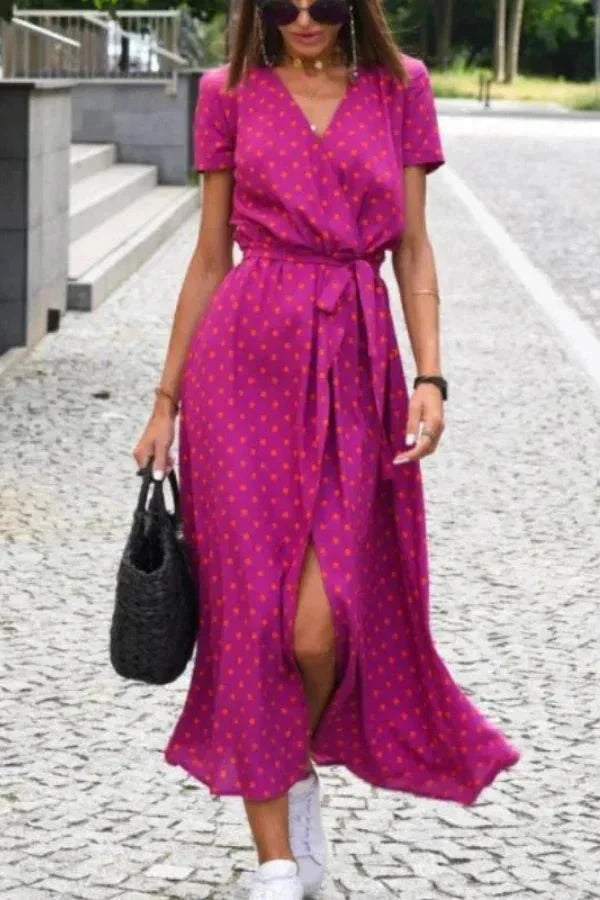 Women’s Midi Dress with Flattering Silhouette and Versatile Design