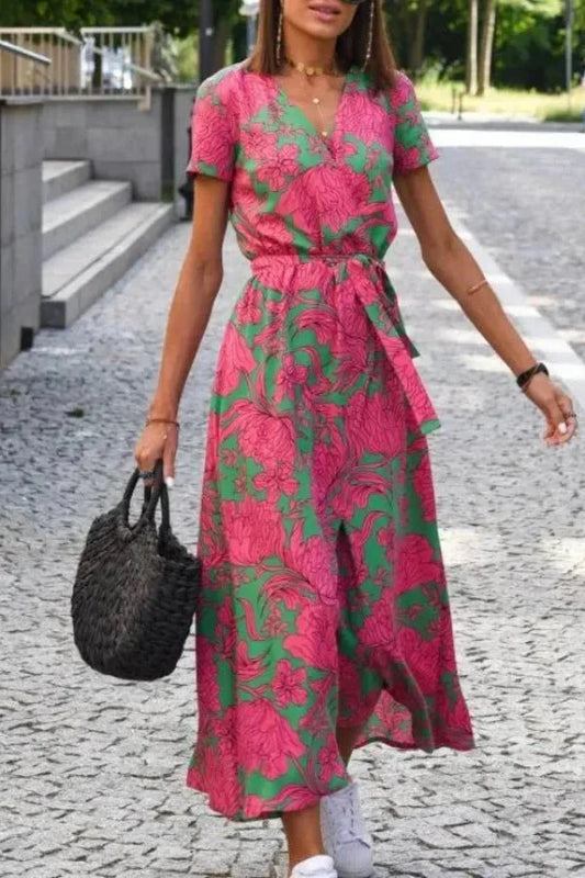 Women’s Midi Dress with Flattering Silhouette and Versatile Design