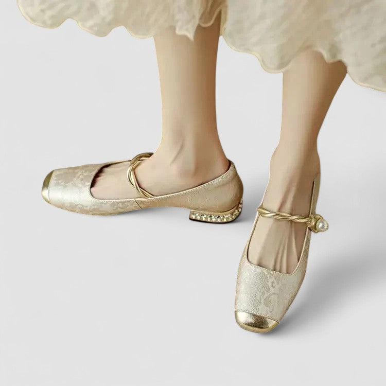 Women’s Mary Jane Shoes with an Adjustable Strap