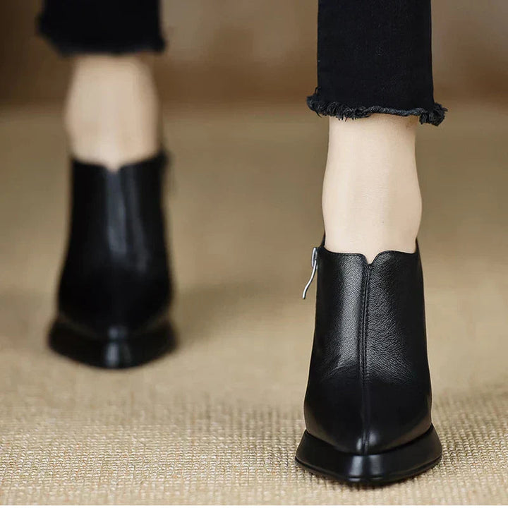 Women’s Slingback Heels with Pointed Toe and Strap Closure