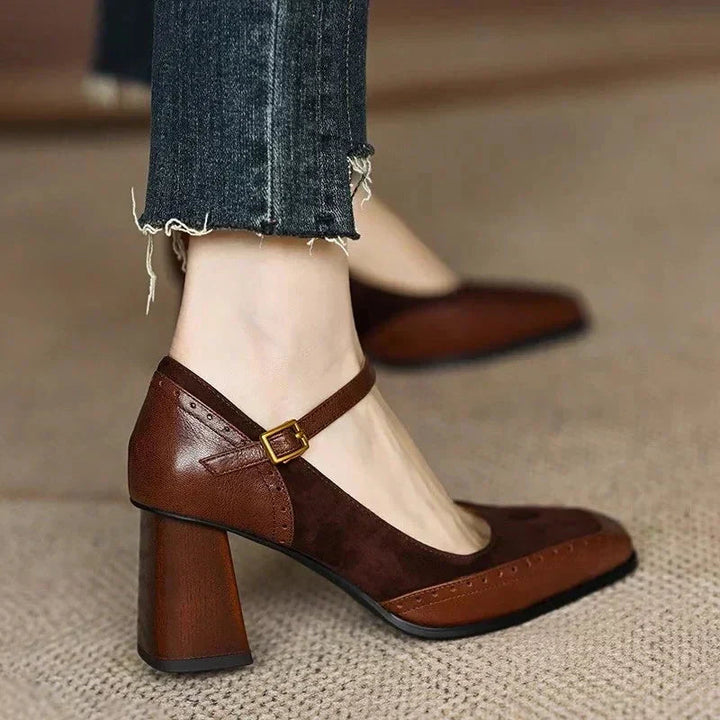 Women’s Slingback Heels with Pointed Toe and Strap Fastening