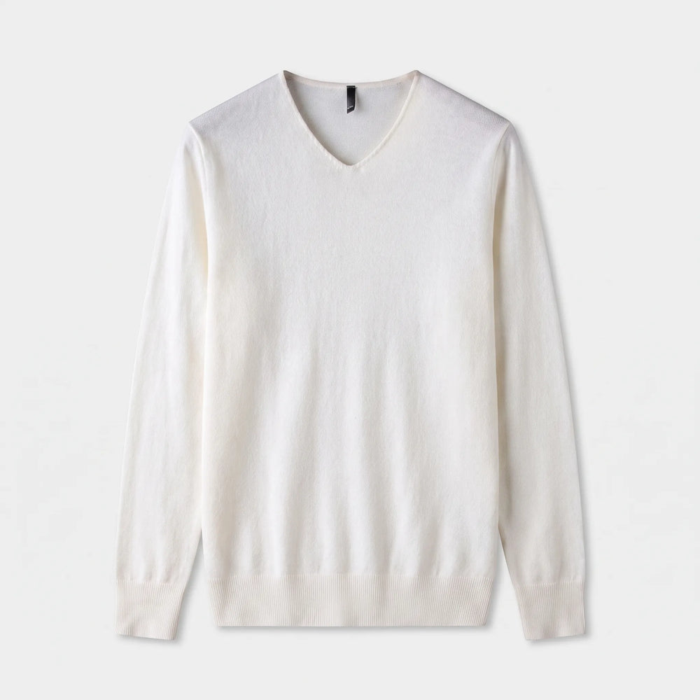 Women's Classic Men V-Neck Jumper