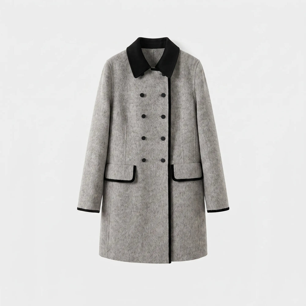 Women's Double-Breasted Tailored Coat