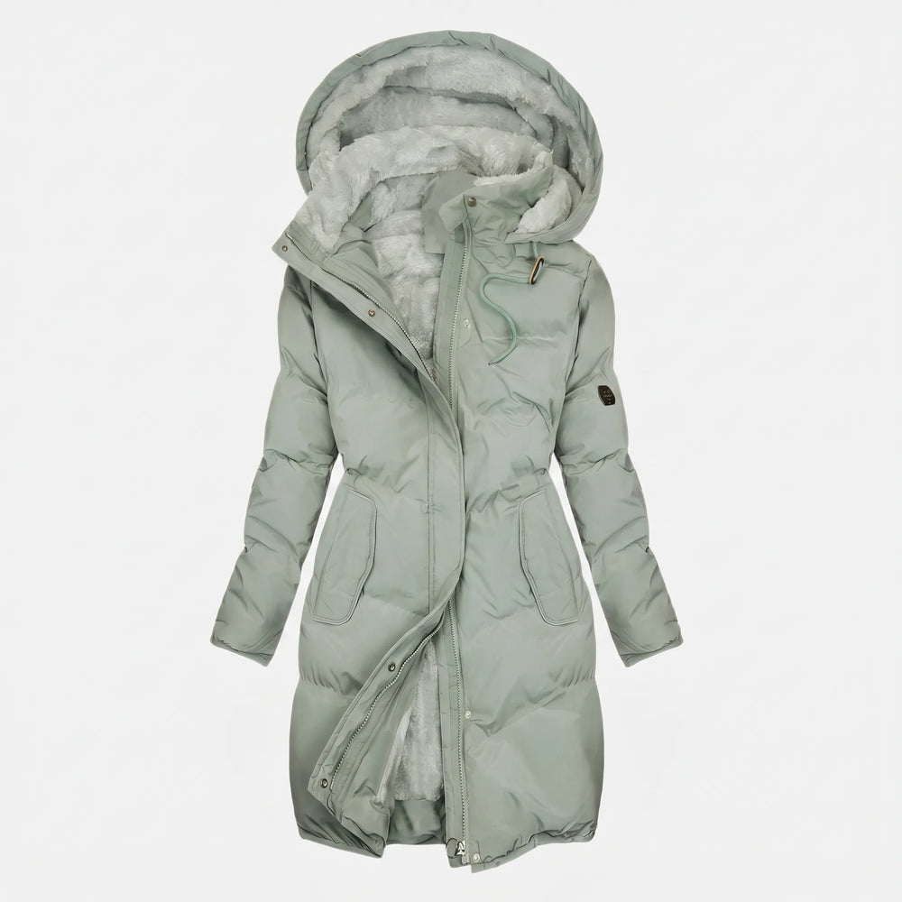 Women's Ladies Hooded Quilted Coat