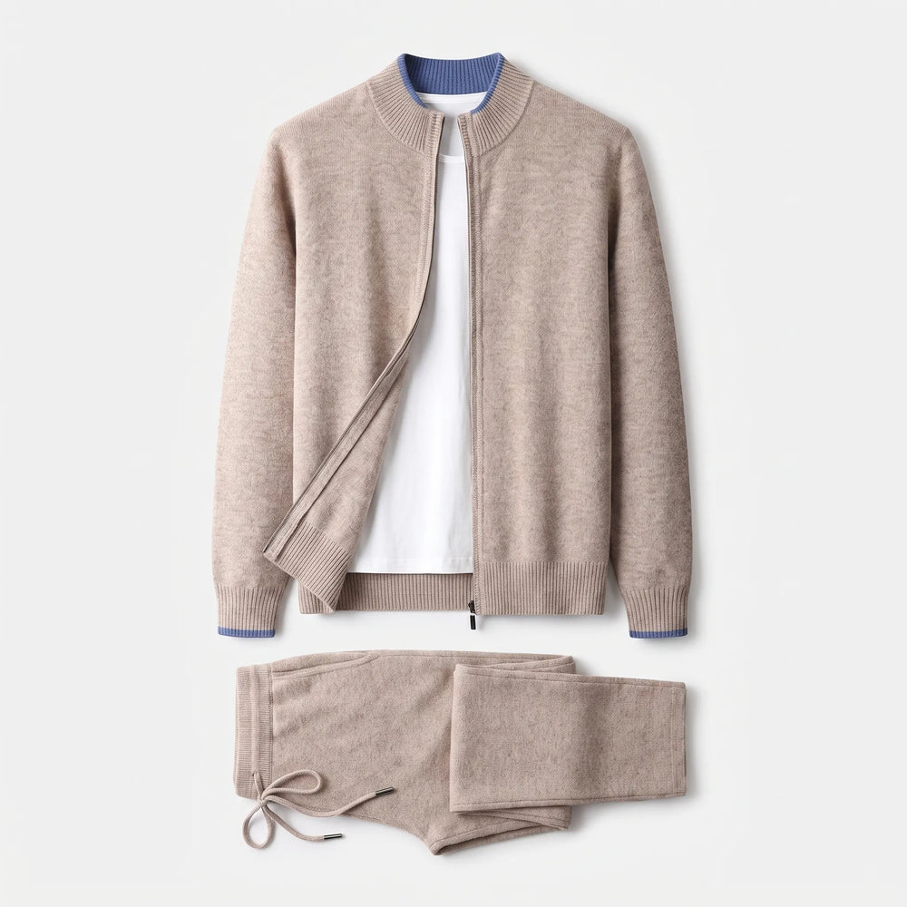 Women's Men's Relaxed Fit Knit Tracksuit
