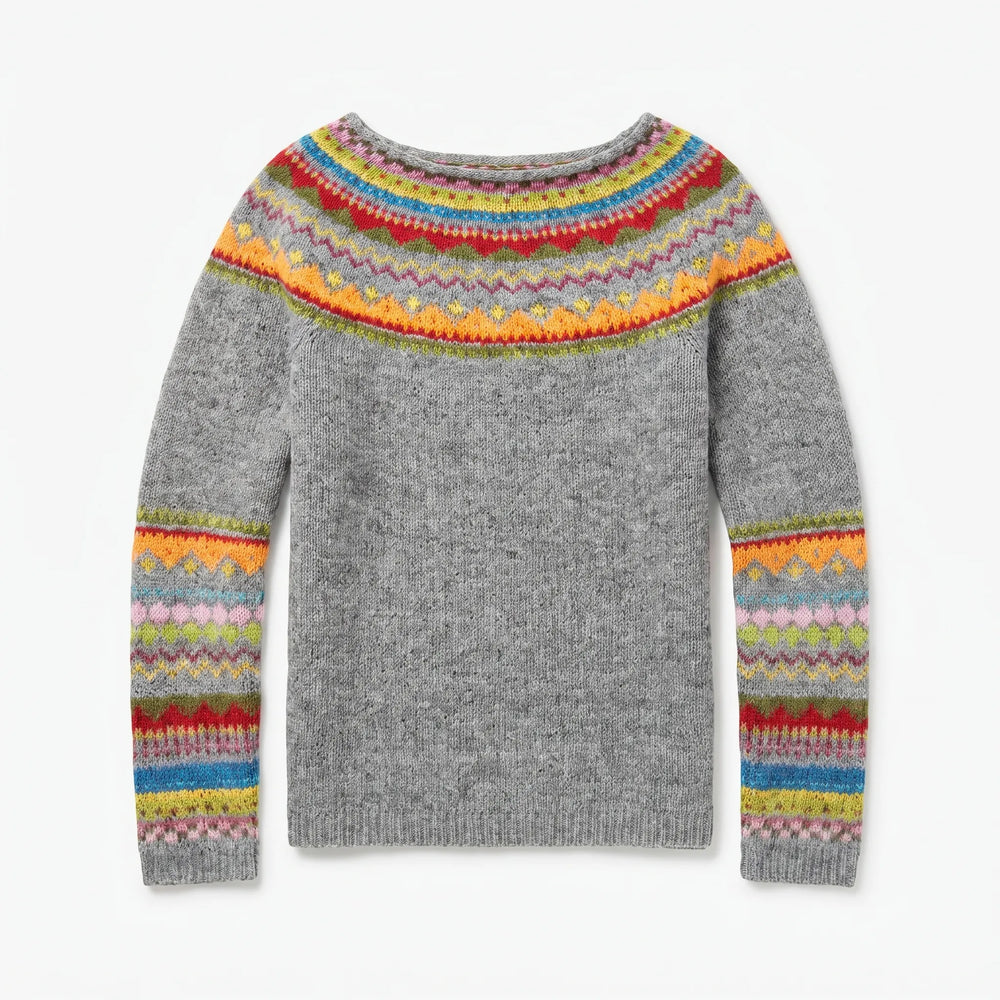Women's Nordic Pattern Relaxed Sweater