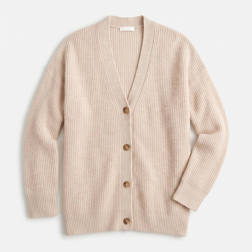 Women's Oversized Ribbed Knit Cardigan