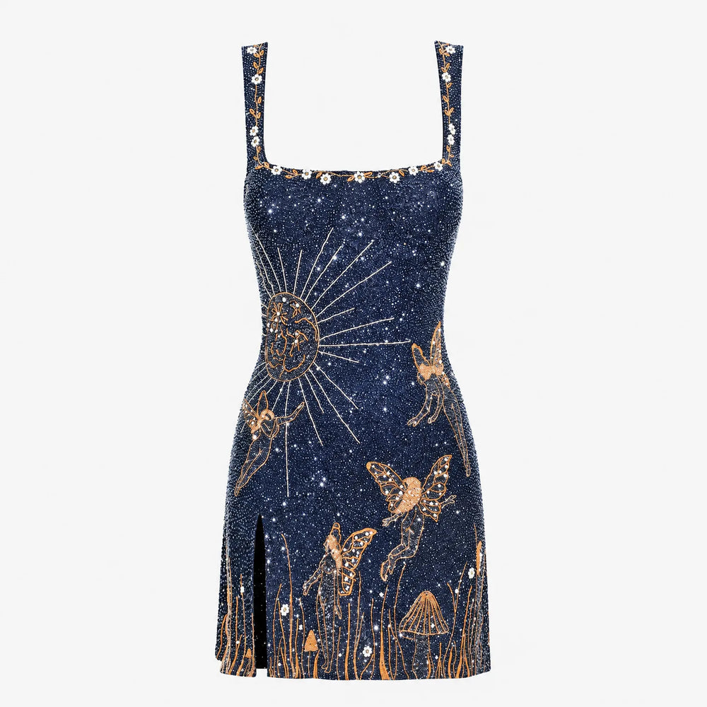 Women's Printed Bodycon Mini Dress