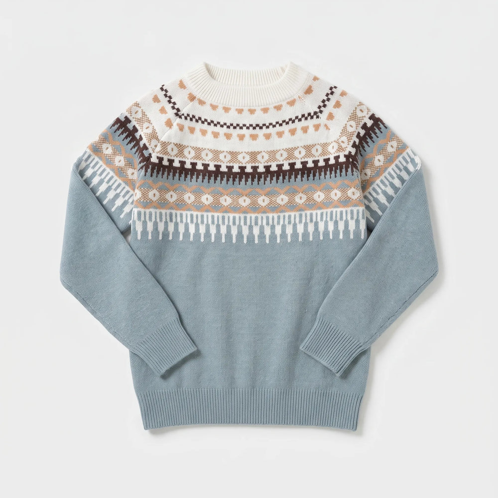 Women's Relaxed Fit Fairisle Knitted Jumper