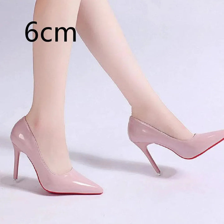 Women’s Stiletto Pumps with High Heel and Low Upper Design