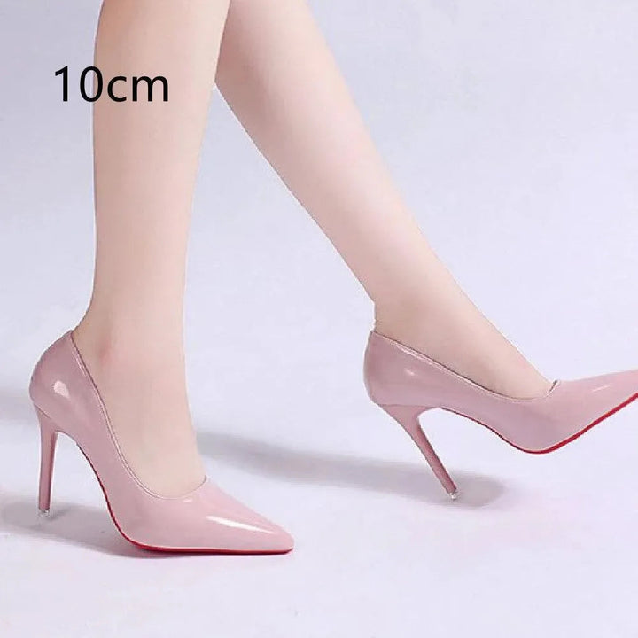 Women’s Stiletto Pumps with High Heel and Low Upper Design