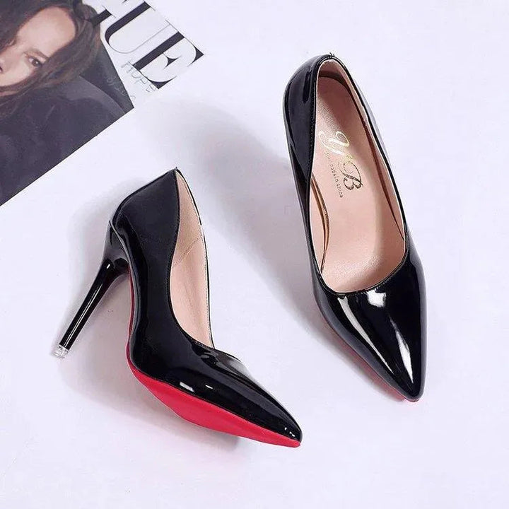 Women’s Stiletto Pumps with High Heel and Low Upper Design