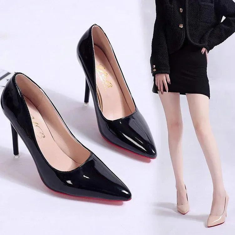 Women’s Stiletto Pumps with High Heel and Low Upper Design