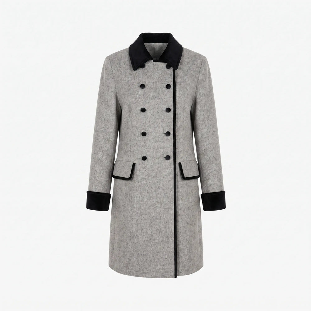 Women's Tailored Double-Breasted Winter Coat