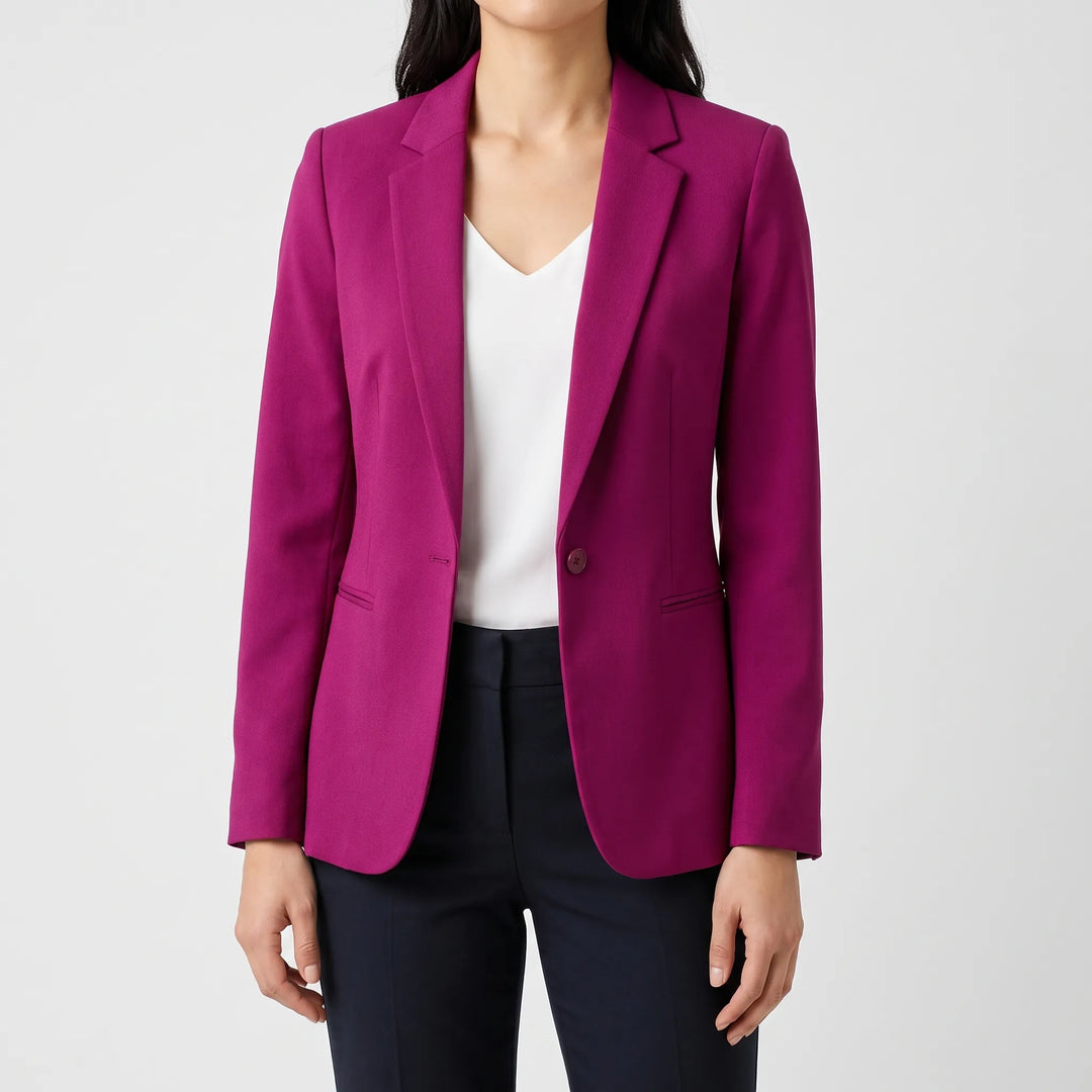 Women's Tailored Single-Button Blazer