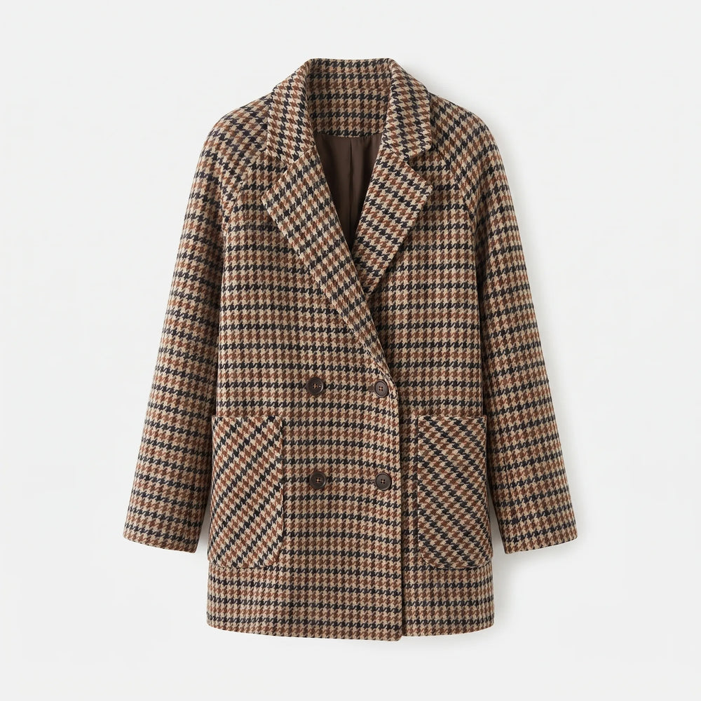Women's Tailored Women's Checkered Jacket