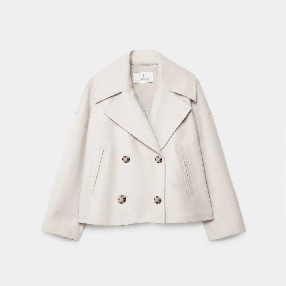 Women's Women's Cropped Double Breasted Jacket