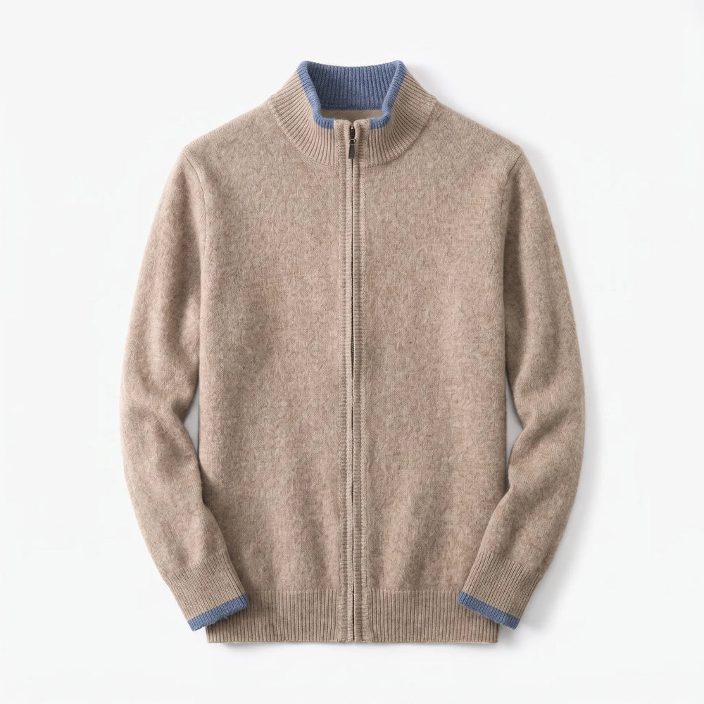 Women's Zip-Up Knit Cardigan