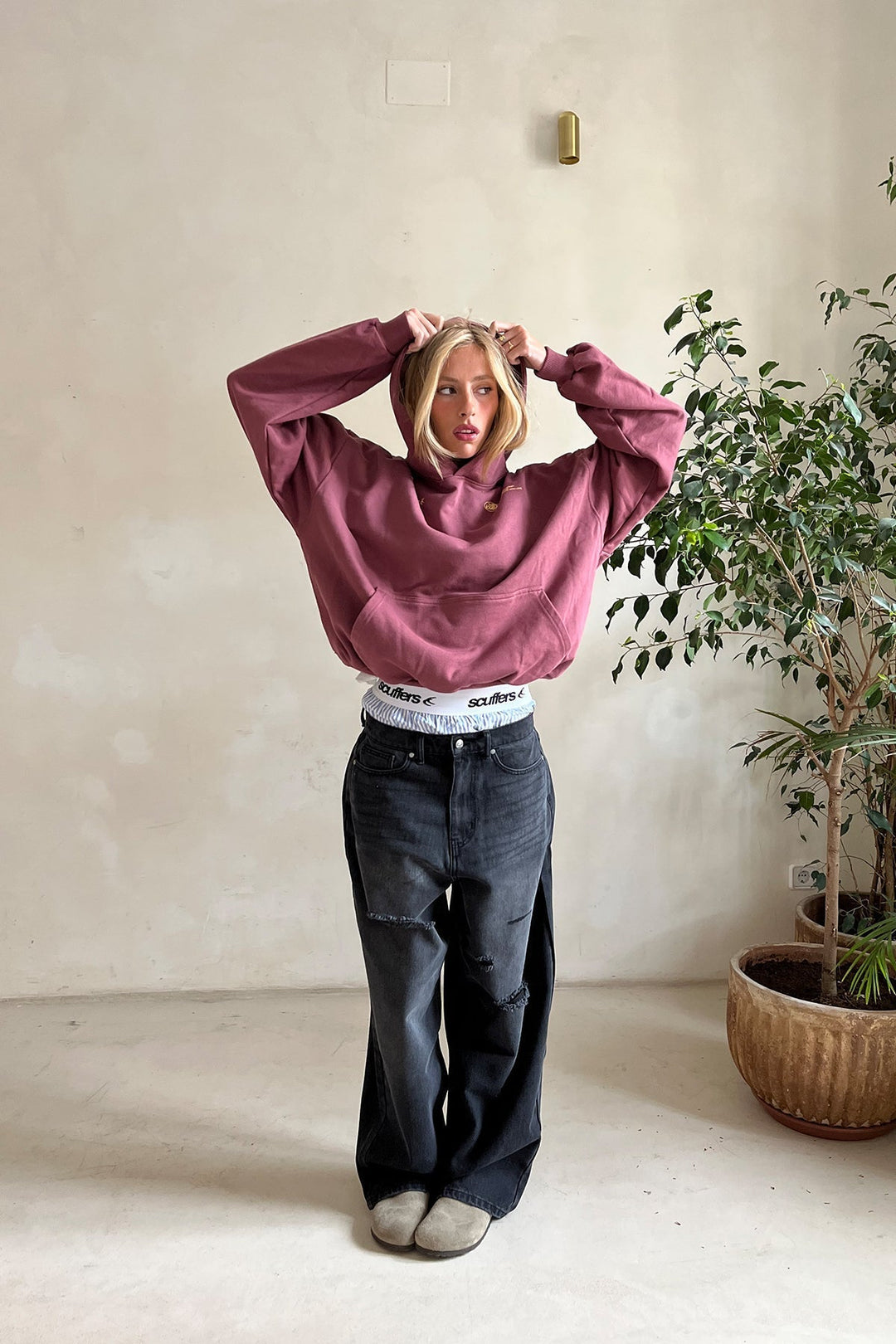 Women’s Hoodie with Hood and Drawstrings