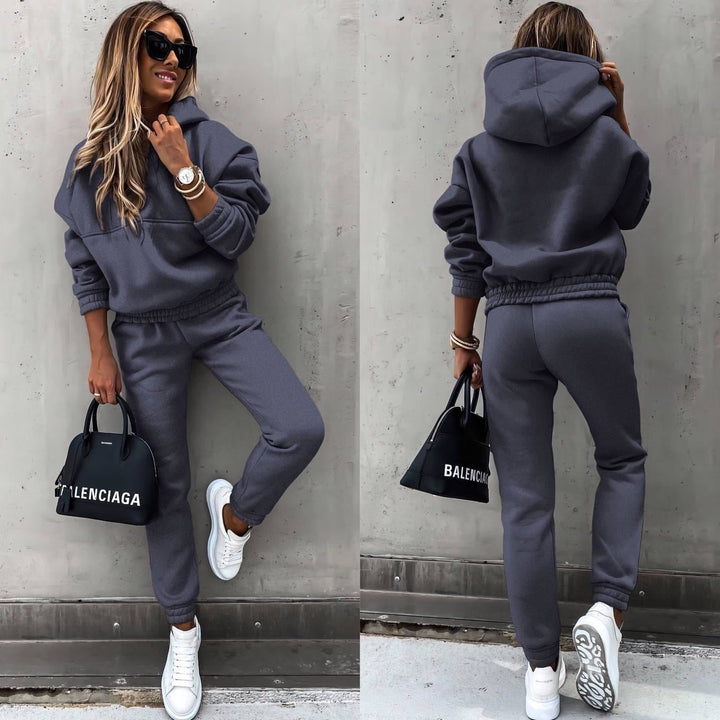 Women’s Jogging Set with Matching Top and Pants