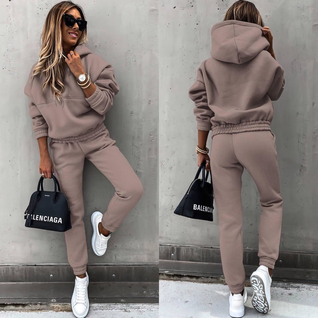Women’s Jogging Set with Matching Top and Pants